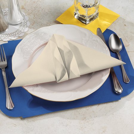 Hoffmaster Ecru Dinner Napkin, 1/4 Fold, PK75 125071